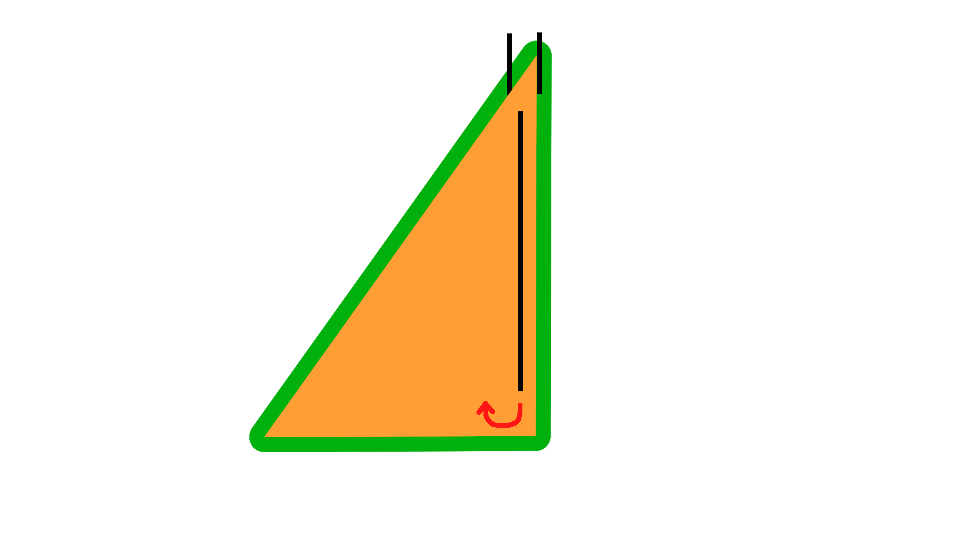 三角形の圃場1